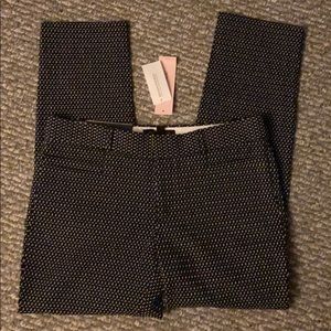 NWT black Banana Republic Sloan pants (6P)